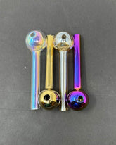4" Heavy Electroplated Oil Burner 12Pcs Pack Set